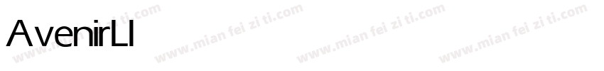 AvenirLIStd Medium字体转换
